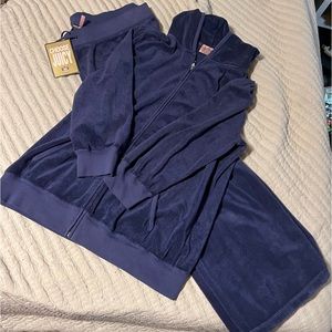 New womens sz 0x Juicy Couture velour tracksuit